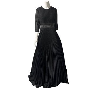 IEENA for Mac Duggal Sparkly Pleated Gown